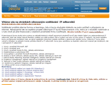 Tablet Screenshot of kurzy.coolpeople.cz